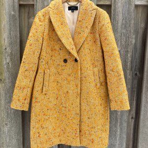 J. Crew Daphne topcoat 4P Italian tweed